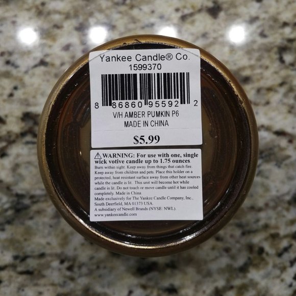 Yankee Candle, Pumpkin Harvest Votive Candle Holders x5 NEW! (PRICE FIRM) - Picture 5 of 5